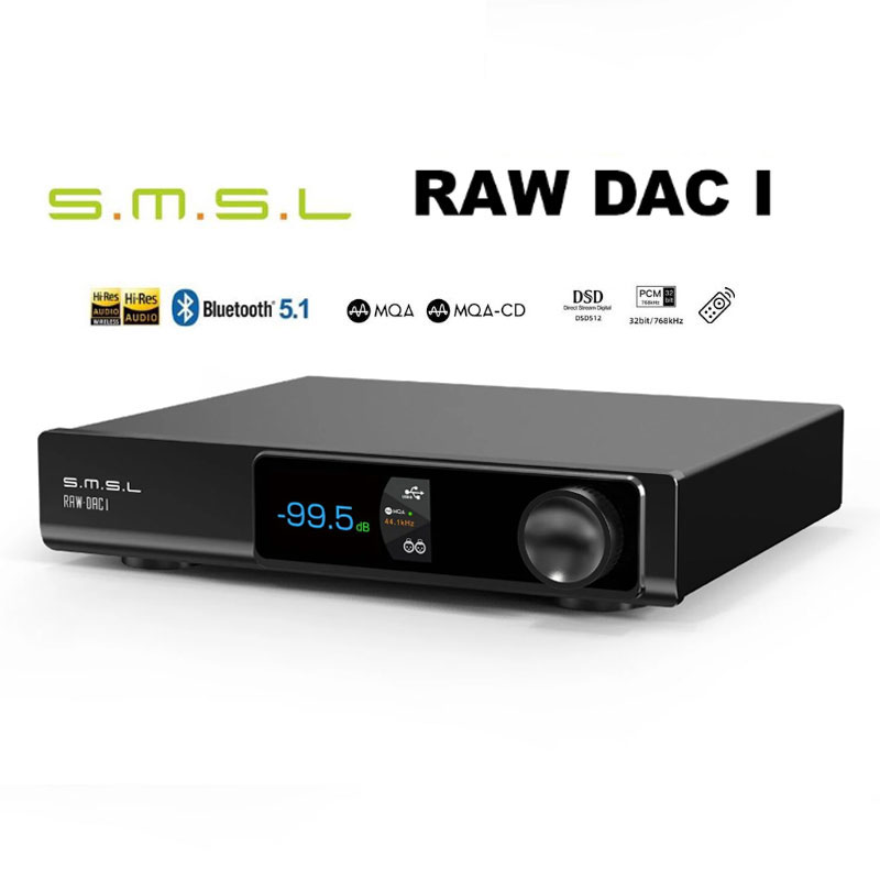 DAC SMSL RAW DAC1 – Trải Nghiệm Âm Thanh Trung Thực Tối Ưu Với Công Nghệ Mới Nhất
