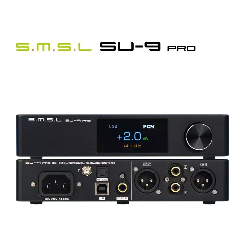 DAC SMSL SU-9 PRO CHIP ES9039MPRO MQA & MQA-CD BT 5.0