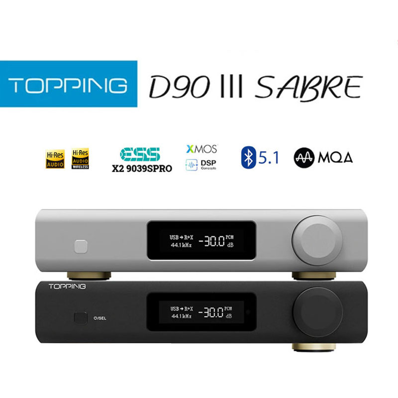 TOPPING D90 III SABRE – Bộ DAC đầu bảng với chip ES9039PRO và công nghệ âm thanh vượt trội