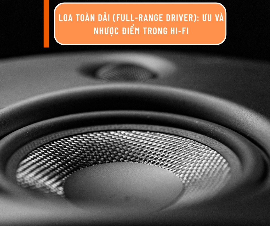Loa toàn dải (full-range driver): ưu và nhược điểm trong hi-fi