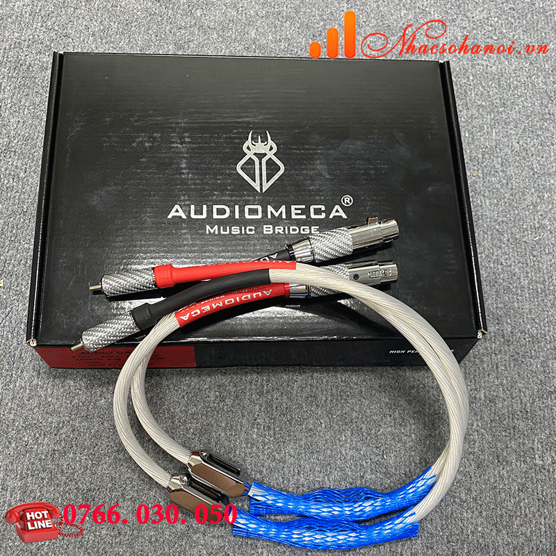Dây XLR - RCA Audiomeca - mạ bạc, chống nhiễu 2 chiều