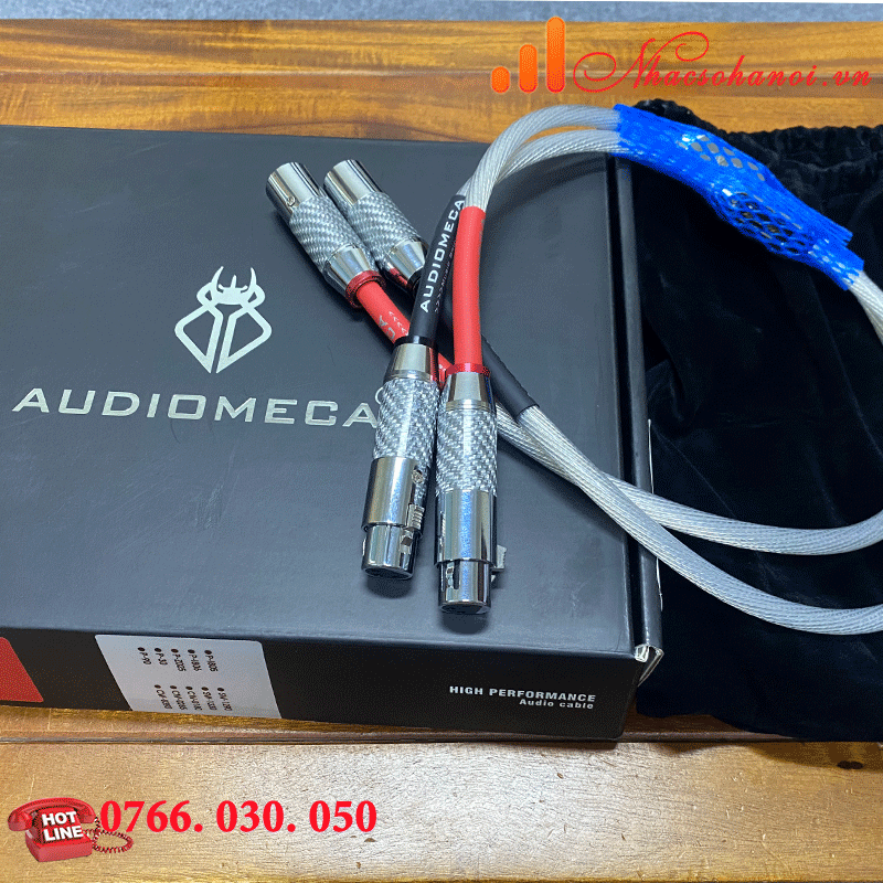 Dây XLR Audiomeca - Mạ bạc, chống nhiễu 2 chiều