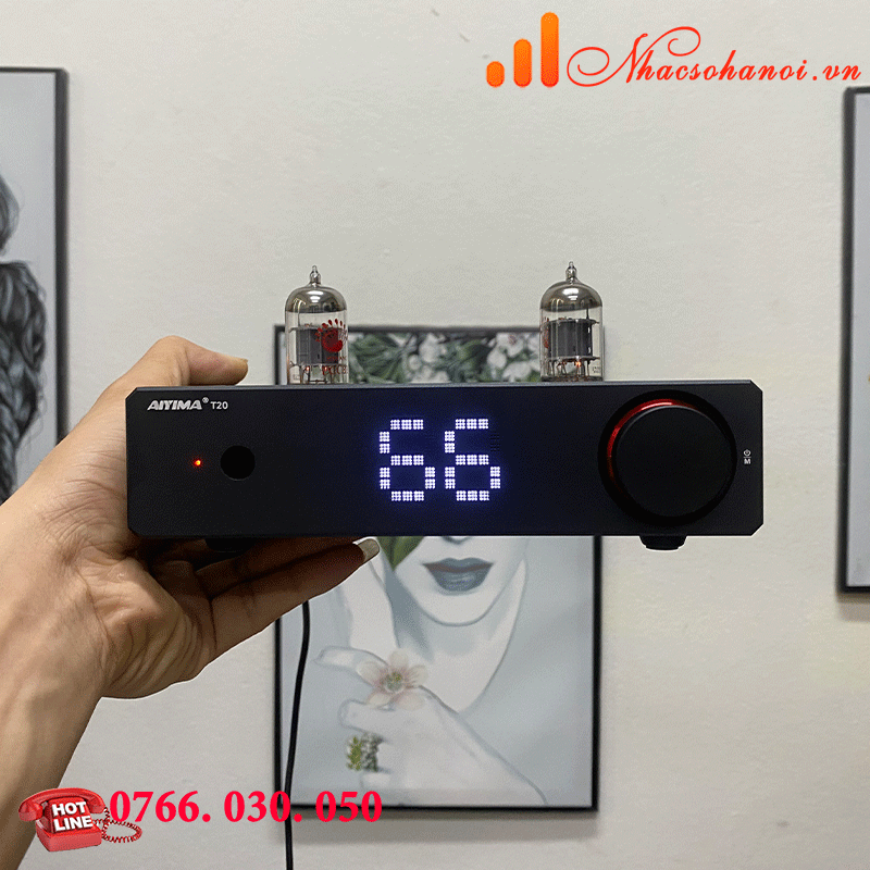 PRE đèn AYIMA - OPA LME49720 & OPA1612 - Bóng ECC83 - Thiết kế Full Balance