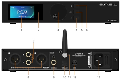 DAC SMSL D300 CAO CẤP SỬ DỤNG CHÍP DB34301 EKV