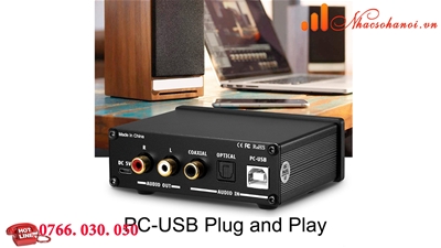 DAC Suca Q3 Pro – Giải Mã 24bit/192Khz -Chuyên Cổng Quang Cho Tivi 