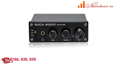 DAC Suca Q3 Pro – Giải Mã 24bit/192Khz -Chuyên Cổng Quang Cho Tivi 