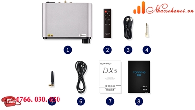 DAC TOPPING DX5 - FULL NHẠC MQA CHO TẤT CẢ CÁC KẾT NỐI